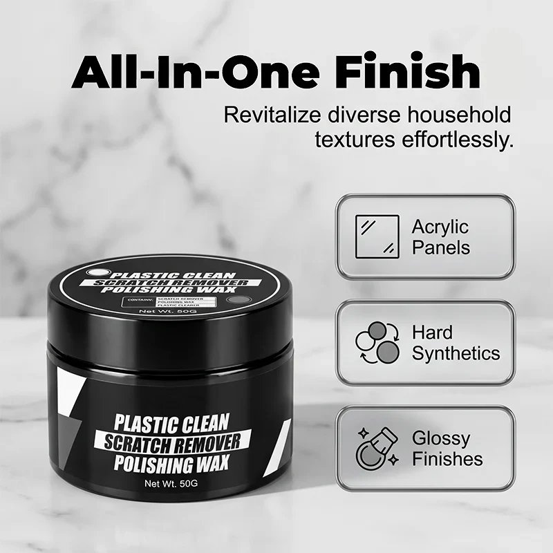 Plastic Scratch Repair Wax | Complete Restoration Solution for Automobiles
