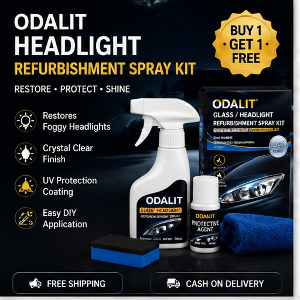 ODALIT headlight refurbishment spray kit – crystal clear restoration