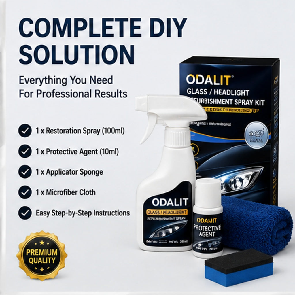 ODALIT complete DIY headlight restoration kit contents