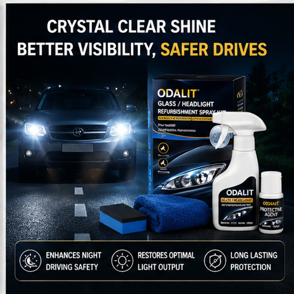 ODALIT headlight restoration kit for plastic glass polycarbonate and acrylic