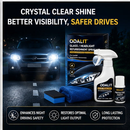 ODALIT headlight restoration kit for plastic glass polycarbonate and acrylic